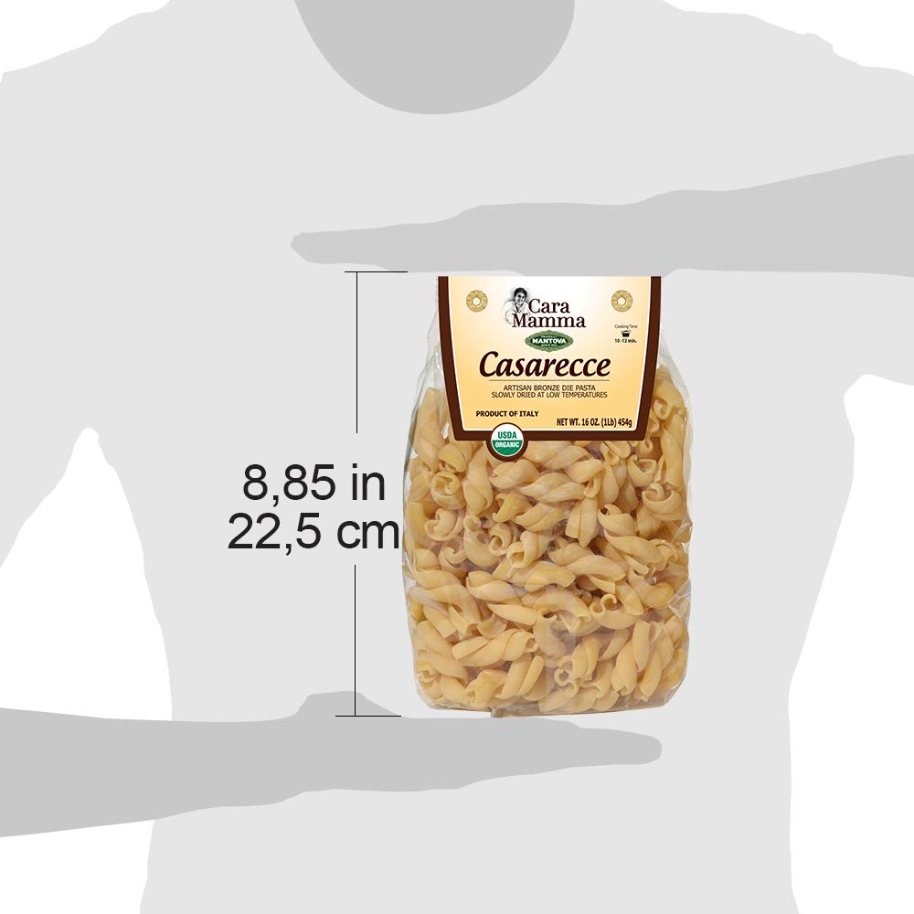 Mantova Italian Imported Label emphasizing authentic Italian craftsmanship in every pack.