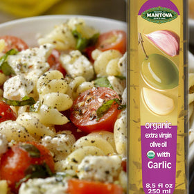 Mantova Organic EVOO garlic for sautéing vegetables