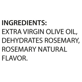 Mantova rosemary olive oil as a finishing dressing