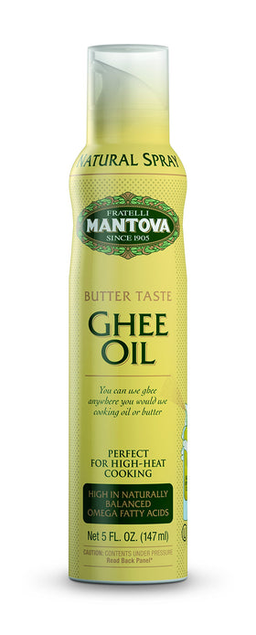 Mantova Spray Ghee Butter Original bottle for light, even coating in cooking