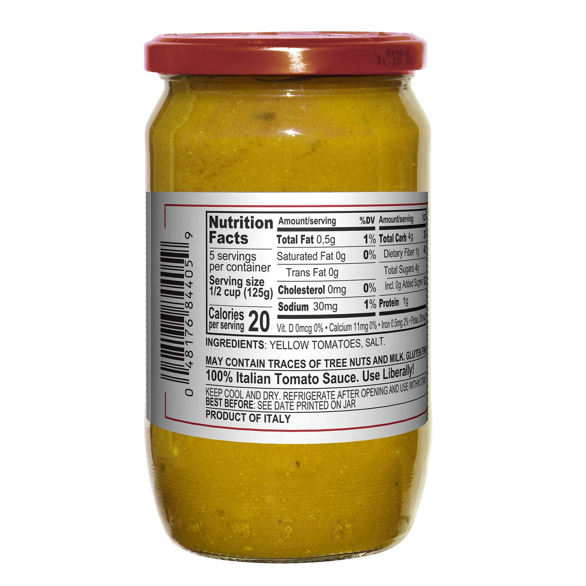 Mantova yellow tomato sauce origin shot highlighting Abruzzo sun-ripened tomatoes