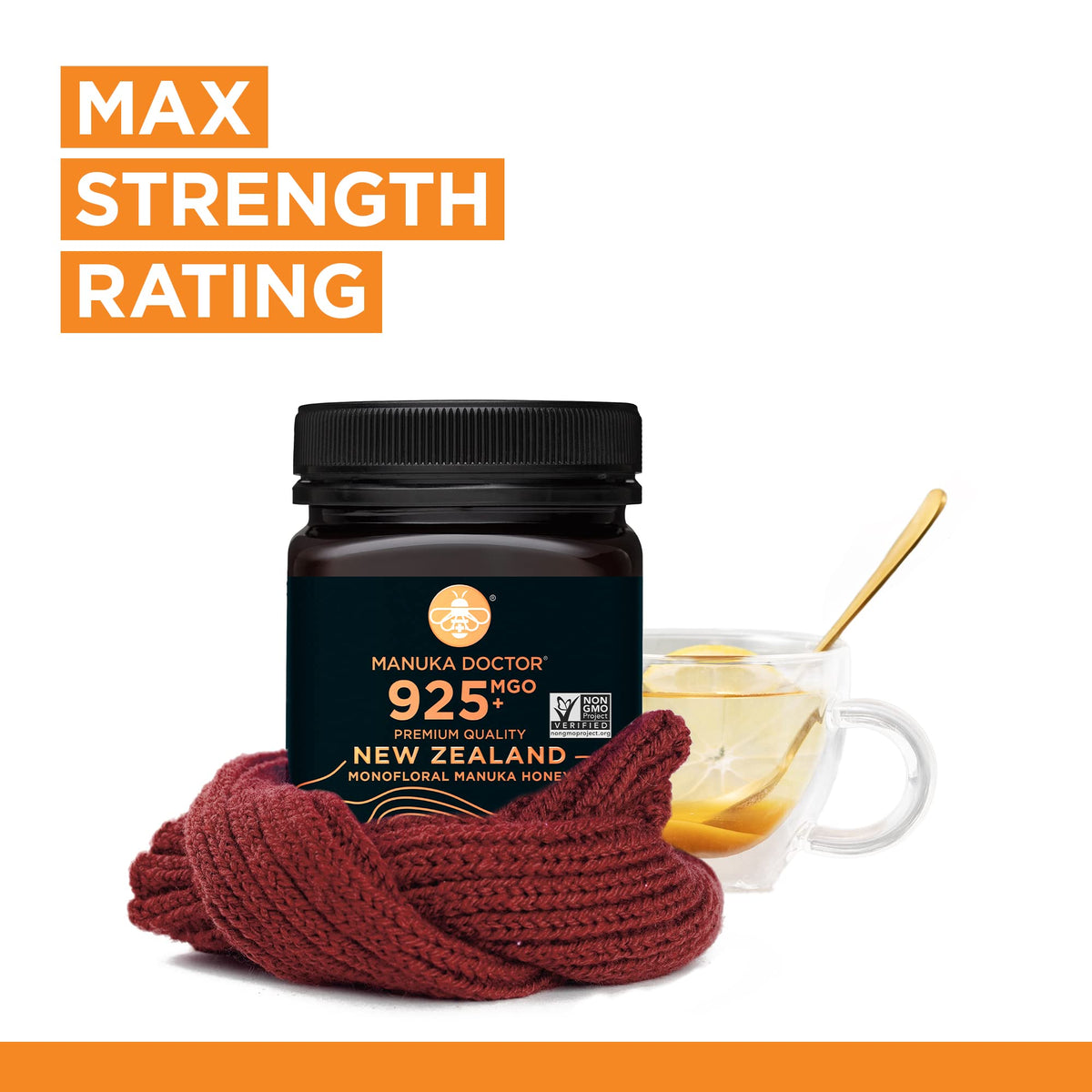 Manuka Doctor honey drizzle into tea for natural sweetness and flavor.