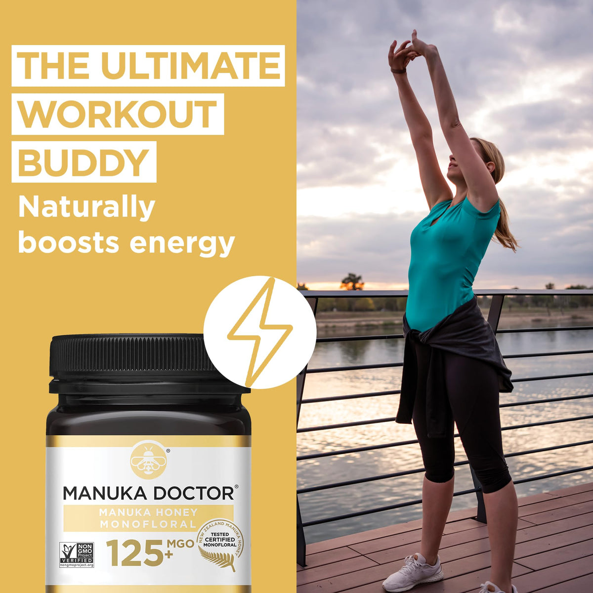 Manuka Doctor MGO125 label emphasizes quality and origin