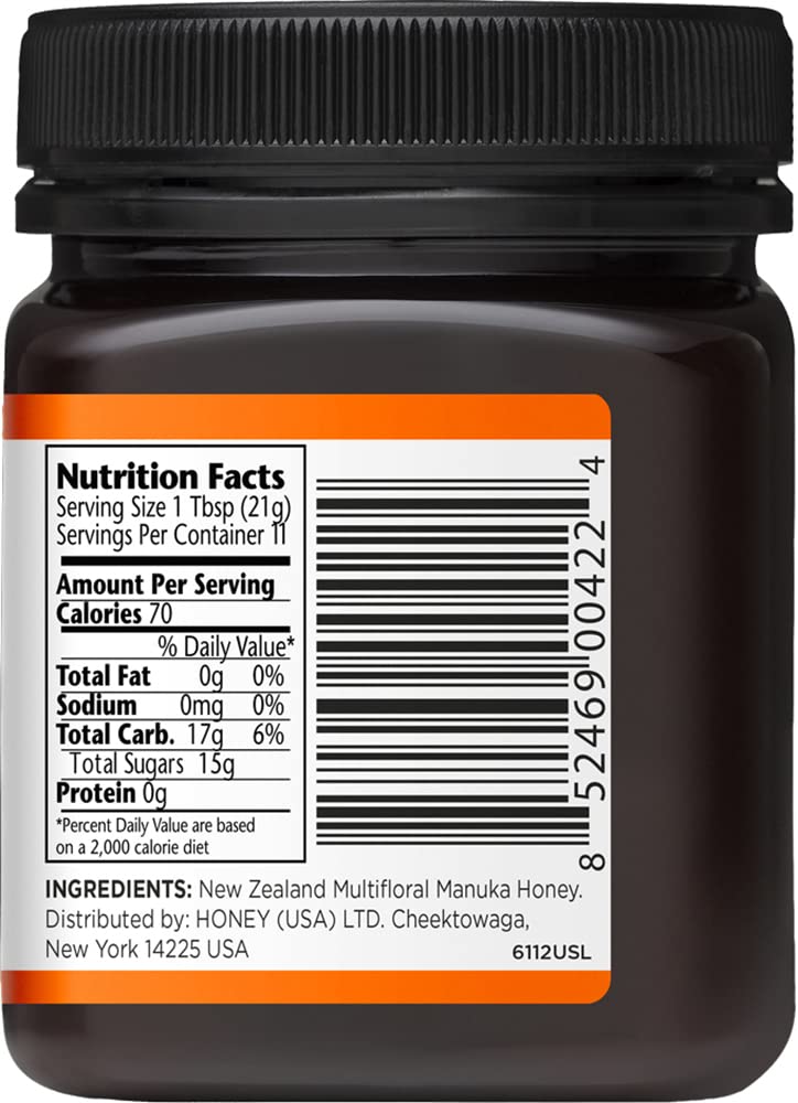 Yogurt topped with Manuka Doctor MGO 80+ honey for flavor