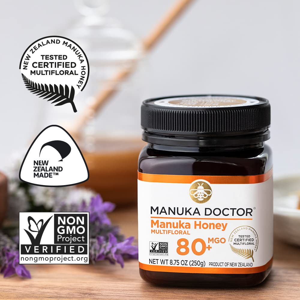 Manuka Doctor MGO 80+ packaging box with seal