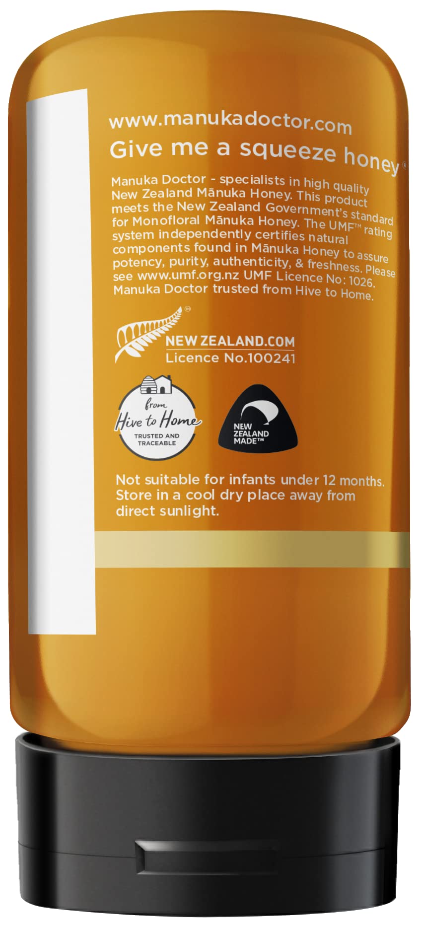 Manuka Doctor 100% New Zealand Manuka honey trust.