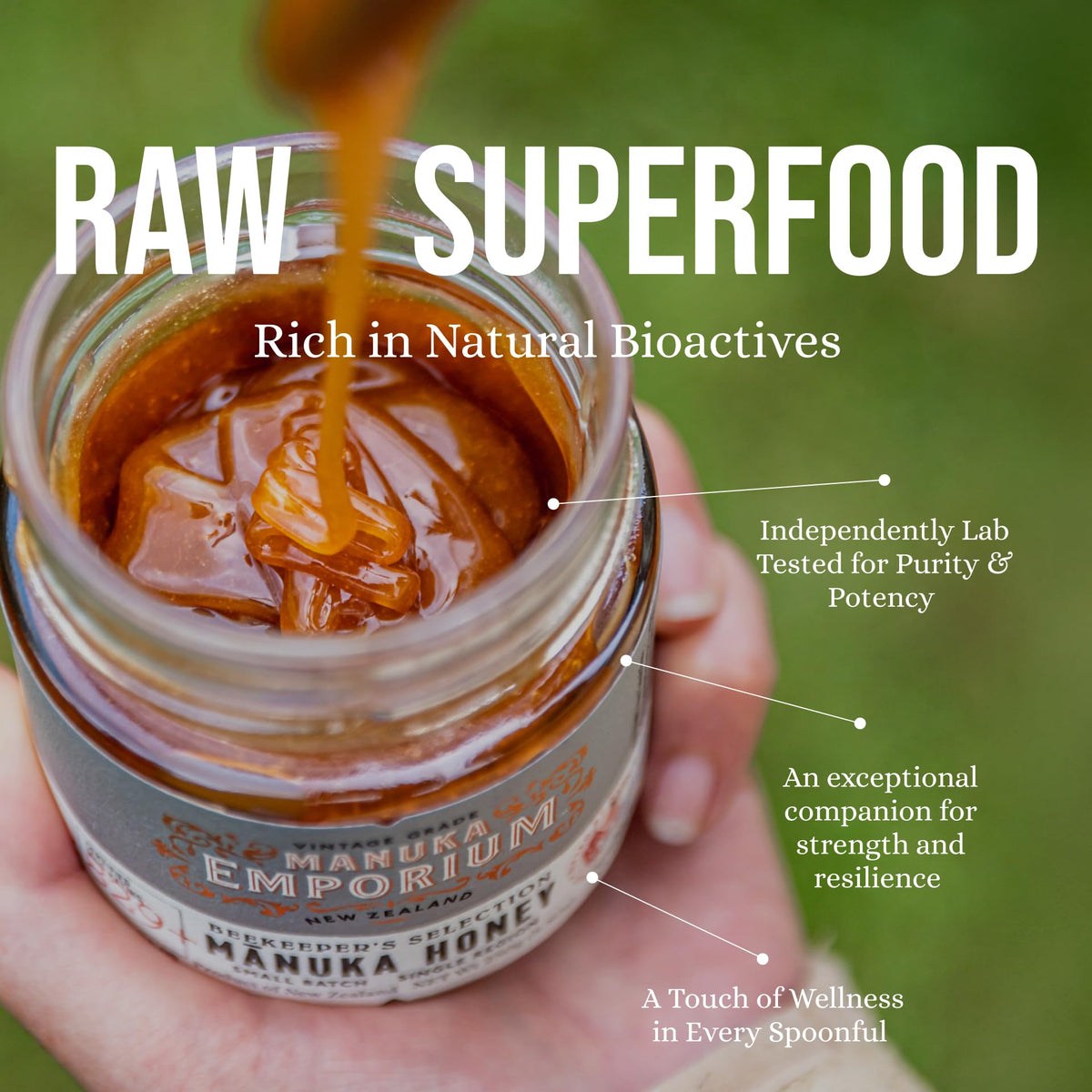 Manuka Emporium MGO certification lab report validates authenticity and strength.