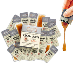 Manuka Emporium raw honey packets with MGO 829 plus for potent daily indulgence