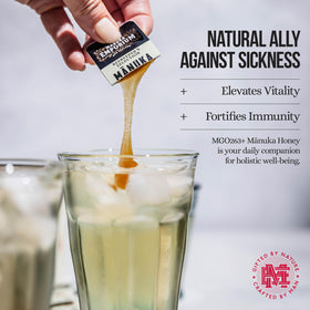 Manuka Emporium raw Manuka honey packets, single-serve purity