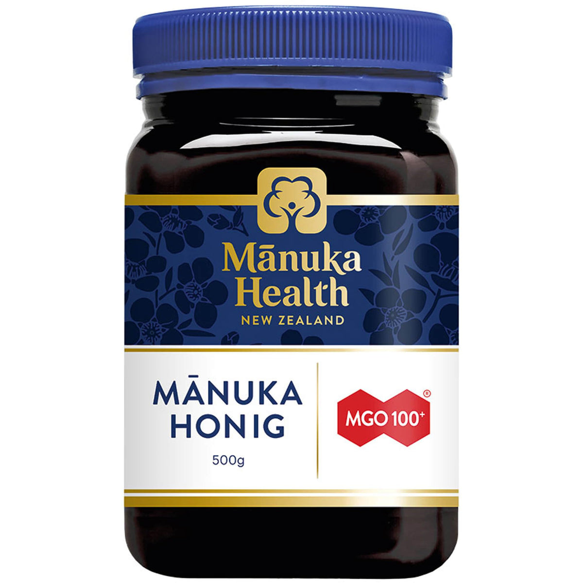 Manuka Health NZ origin QR code lid emphasizes traceability and authenticity.