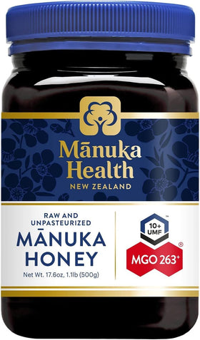 Manuka Health QR code on label linking to origin and potency