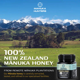 BPA-free resealable Manuka Hunters jar for freshness
