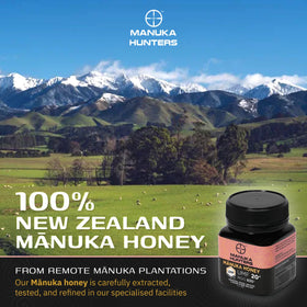 Manuka Hunters UMF honey gift-ready jar on shelf