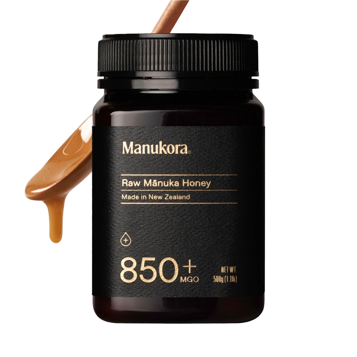 Manukora MGO 850+ jar front for premium daily use
