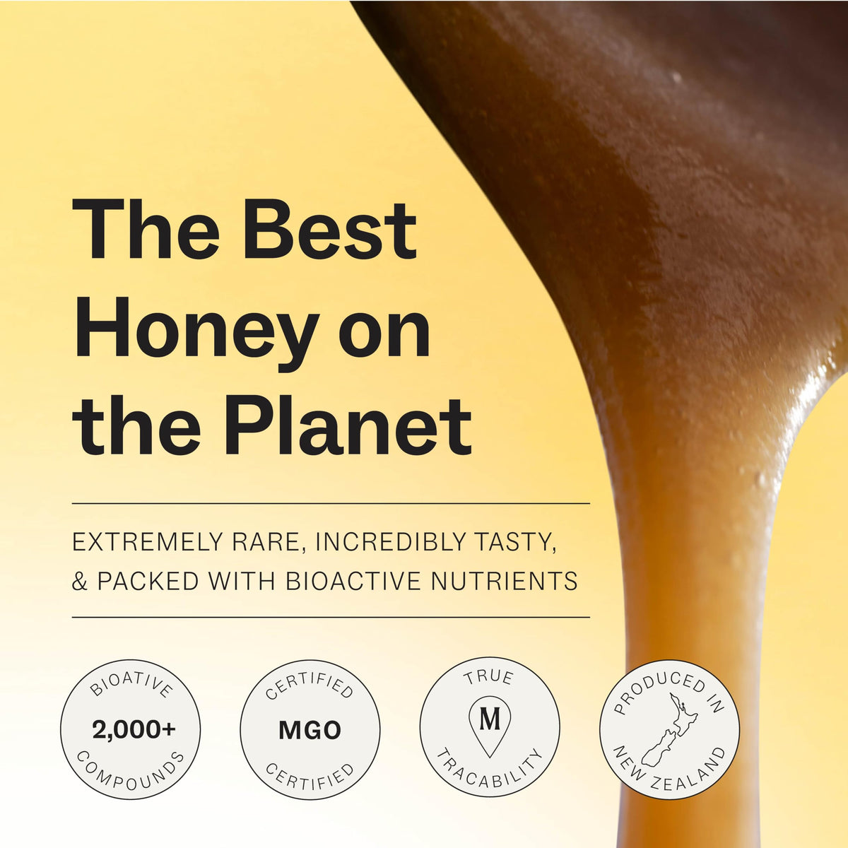 QR code traceability highlights hive-to-hand origin and purity
