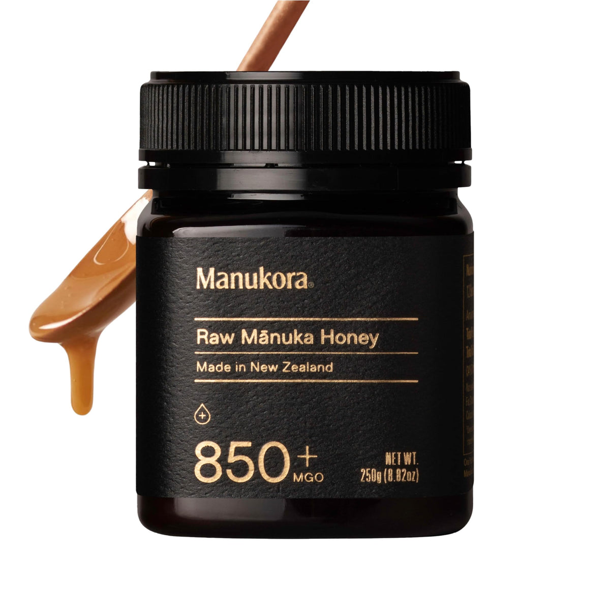 Manukora raw Manuka honey jar with rich texture for daily immune support