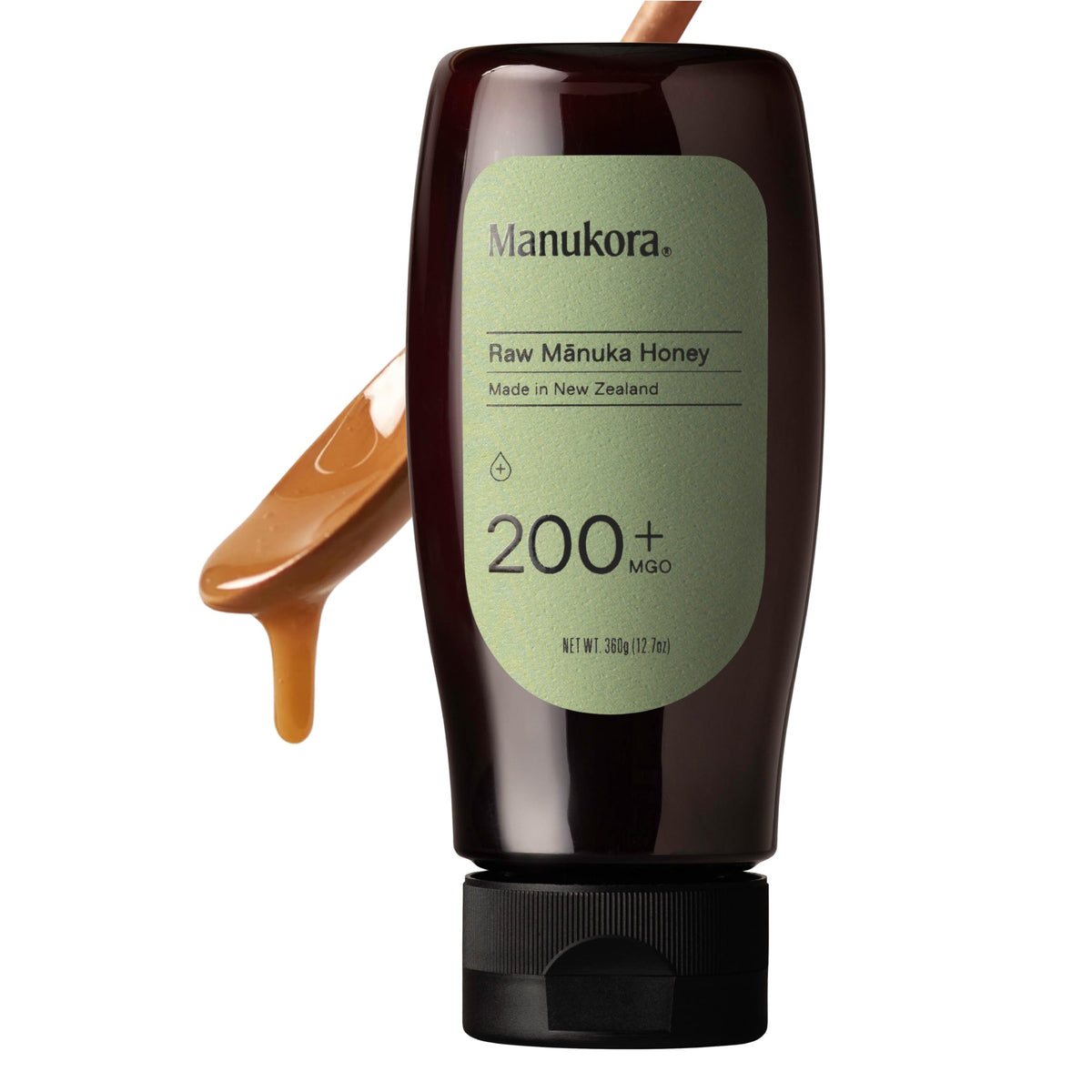Manukora raw Manuka honey squeezy bottle for easy daily use.
