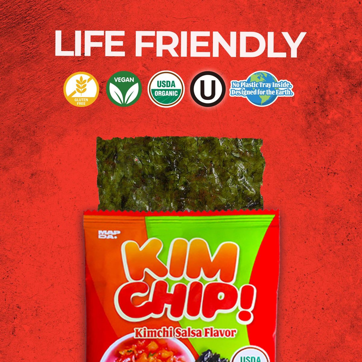 MAPDA KIMCHIP spicy kimchi seaweed as ramen topping adds bold kick