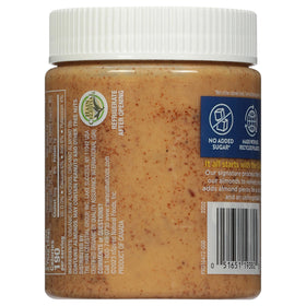 MaraNatha organic almond butter certification badge emphasizes USDA Organic and non-GMO status