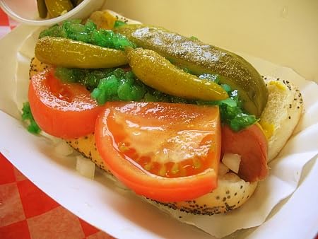 Marconi Hot Giardiniera served on a sandwich or pizza for a versatile flavor lift