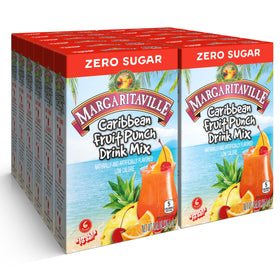 Margaritaville Singles to Go bottle pour shows quick mix in water for a refreshing break.