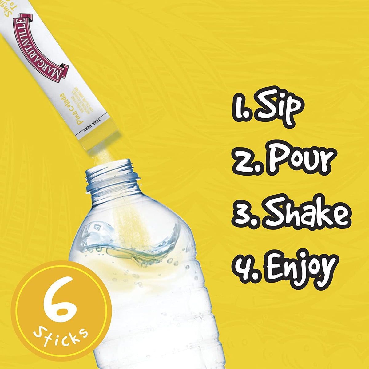 Margaritaville Singles To Go glass with lime, beach-ready refreshment