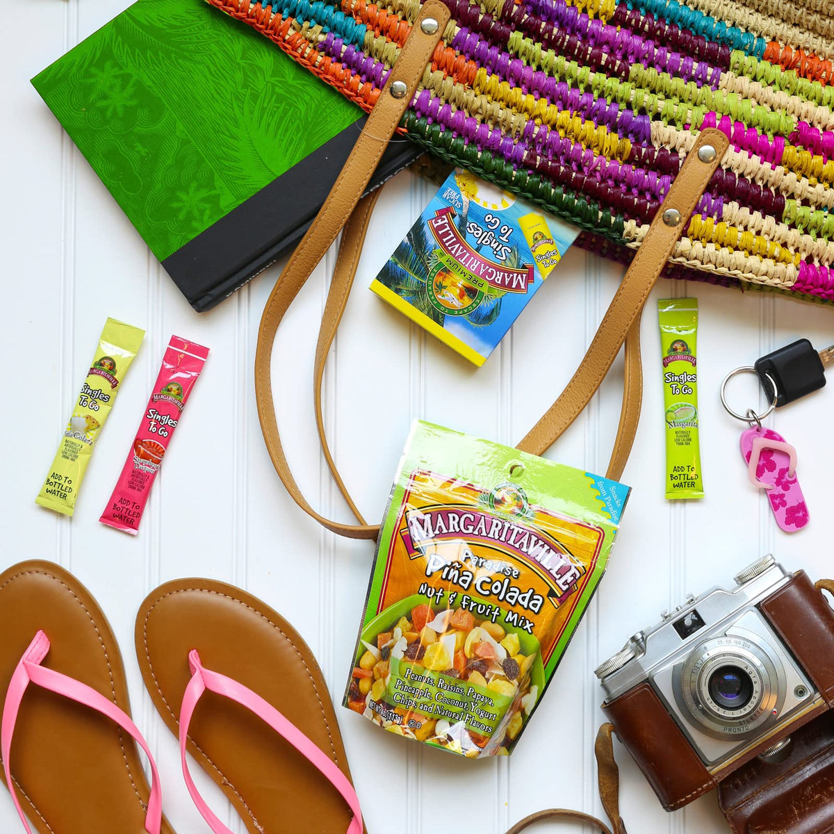 Portable travel pack of Margaritaville Singles To Go for on the go