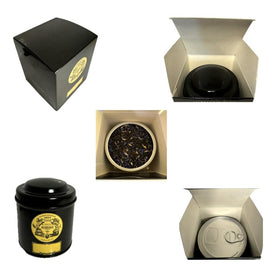Mariage Frères Earl Grey French Blue cup steeped, capturing citrusy bergamot aroma and floral hints