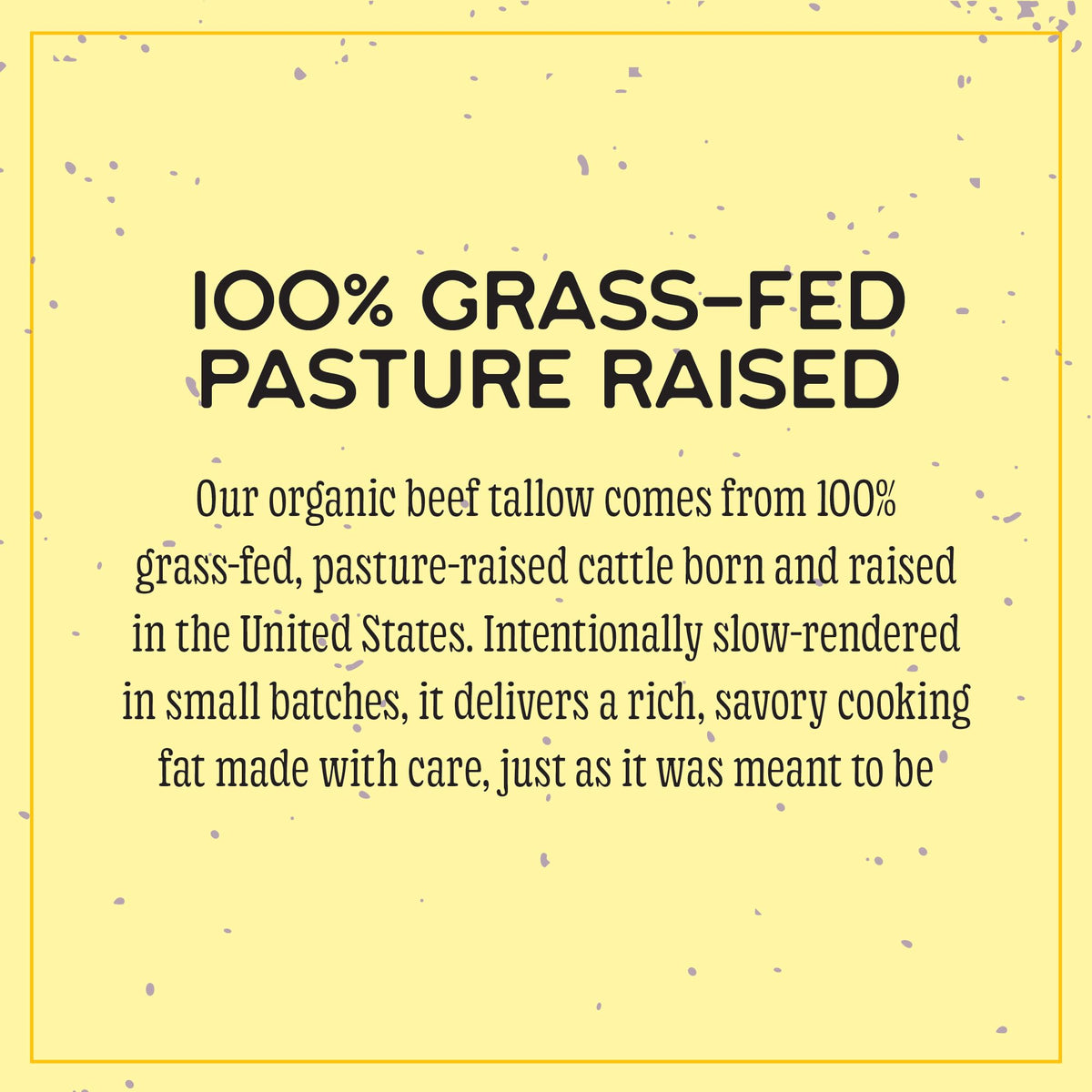 Marianne's Harvest beef tallow USDA Organic certification label on the pack.