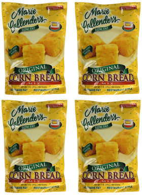 Marie Callender's original corn bread mix 4-pack, ready for easy family baking.