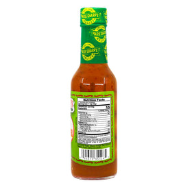 Fresh Belizean-style ingredients in Marie Sharp's sauce for authentic flavor