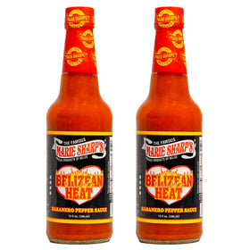 Marie Sharp's Belizean Heat bottle front view with bold natural flavor