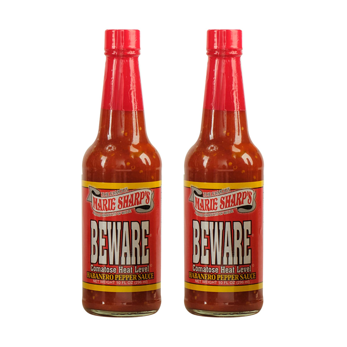Marie Sharp's Beware Comatose bottle front view highlighting extreme heat potential