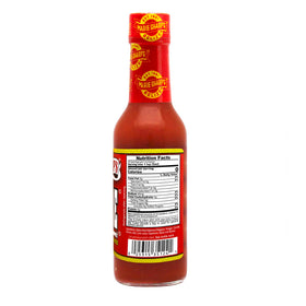 Two-pack Marie Sharp's Beware Comatose labels highlighting Belize-sourced ingredients