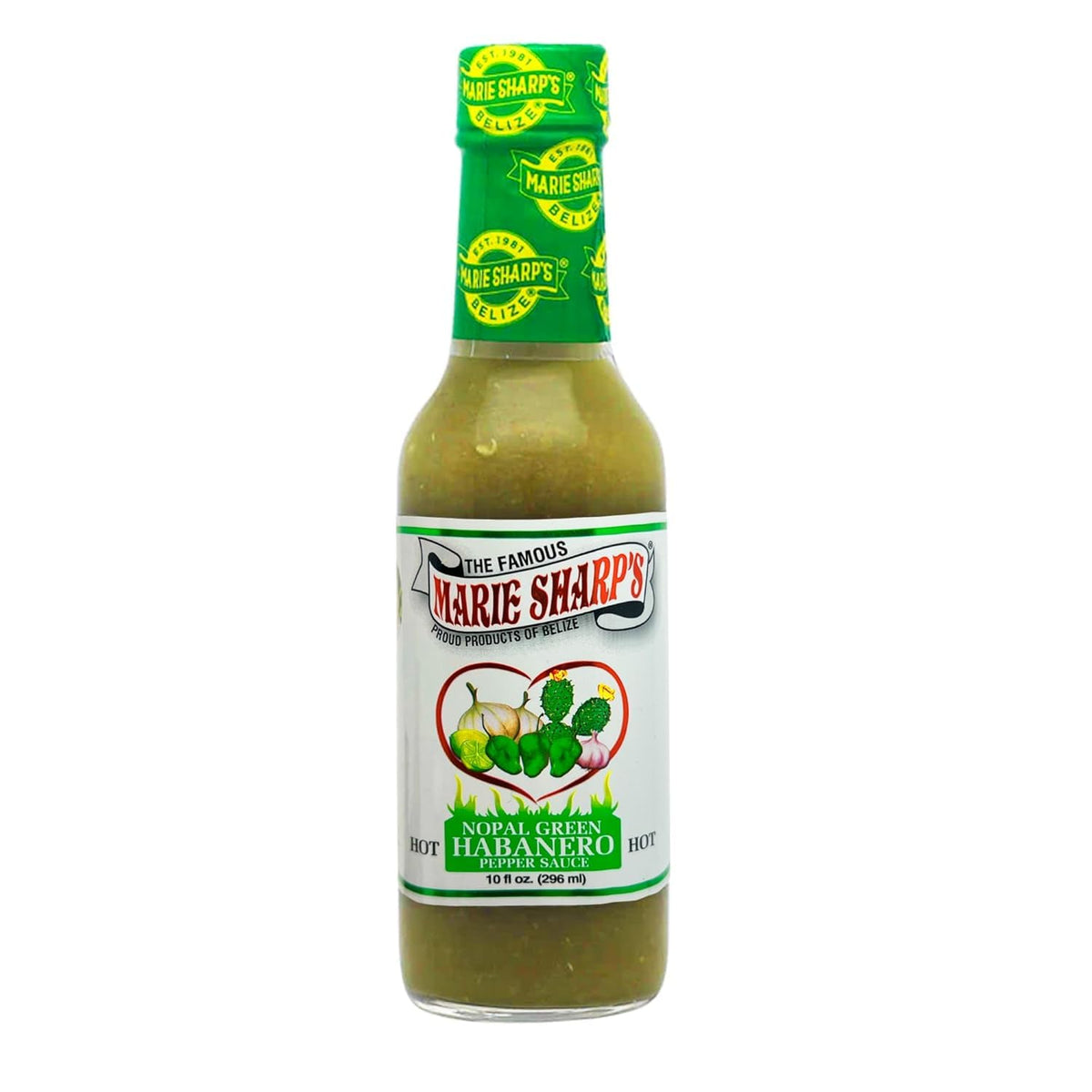 Marie Sharp's Green Habanero sauce on eggs for bright breakfast flavor