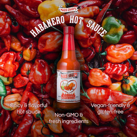 Marie Sharp's Hot Habanero Sauce packaged display — ideal for shelves in stores and kitchens