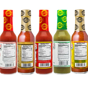 Marie Sharp's Fiery Hab bottle from the set adds layered heat to wings and nachos.