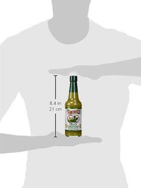 Marie Sharp's Prickly Pear Habanero sauce label closeup, perfect for adding fiber-friendly zest to dishes.