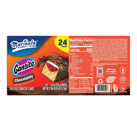 Marinela Gansito with strawberry cream filling, perfect for a dessert on the go.