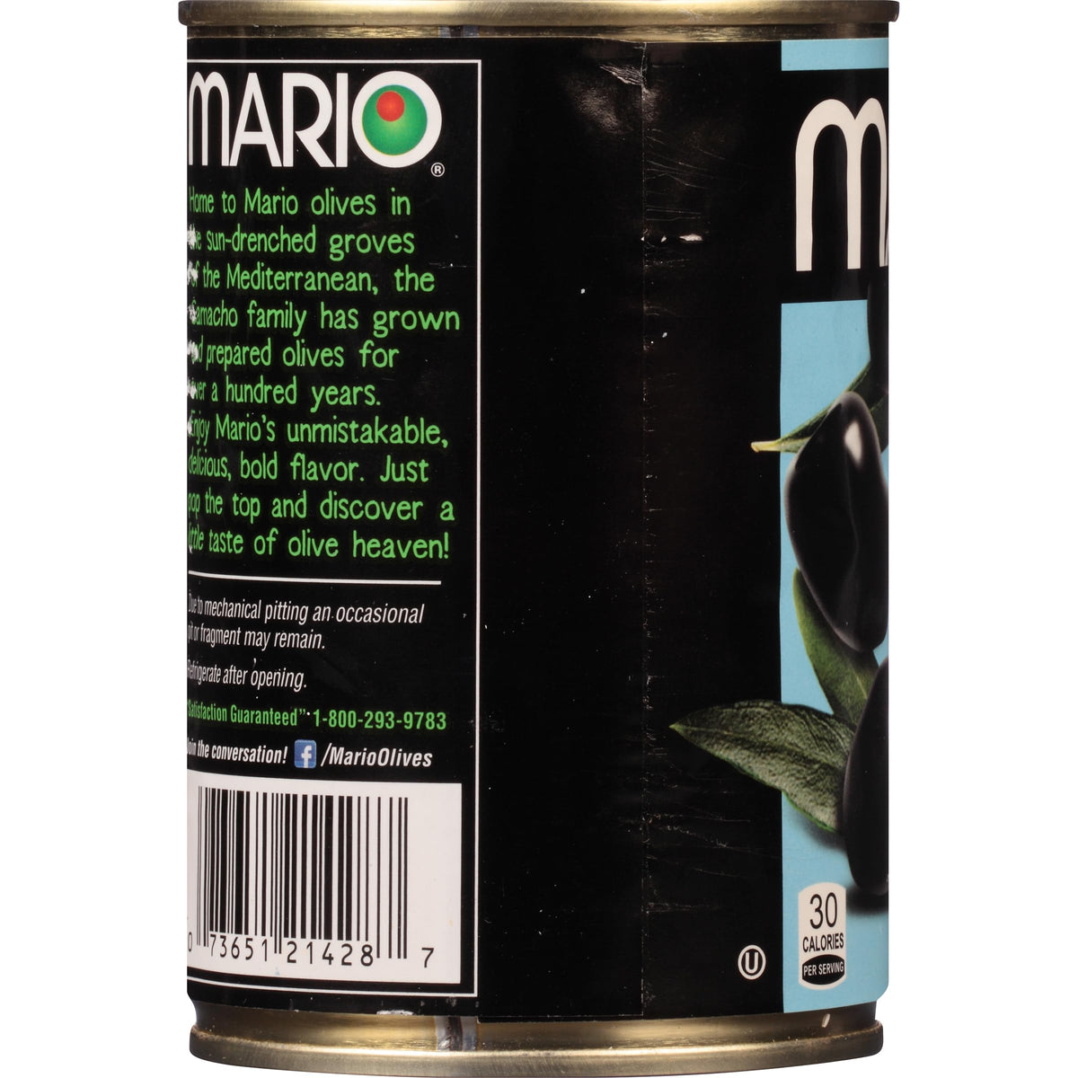 Mario Camacho black olives 12-pack, kosher and gluten-free.