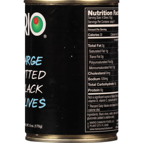 Mario Camacho 12-pack olives on display, convenient pantry staple.