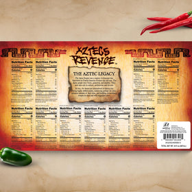 Aztecs Revenge gift-pack display signals a bold spice gift.