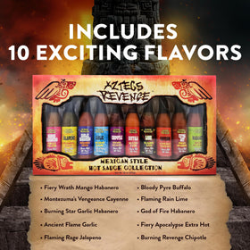 Aztecs Revenge wings-dipping sauce enhances game night flair.