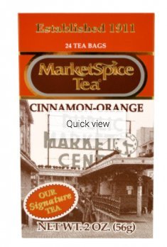 MarketSpice teabags with cinnamon orange flavor for a comforting cup