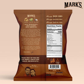 Mark's avocado oil chips sea salt close-up shows crisp texture.