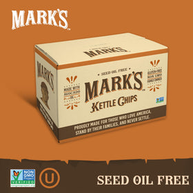 Mark's avocado oil chips – ingredients label highlights gluten-free and non-GMO