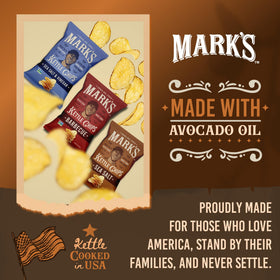 Mark's avocado oil chips – front-pack view for convenient snacking on the go
