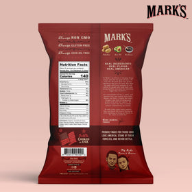 MARK’S avocado oil chips, gluten-free and seed oil-free, perfect for gluten-sensitive snackers.