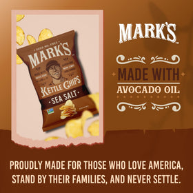 Mark's family-owned packaging conveys trust and quality.