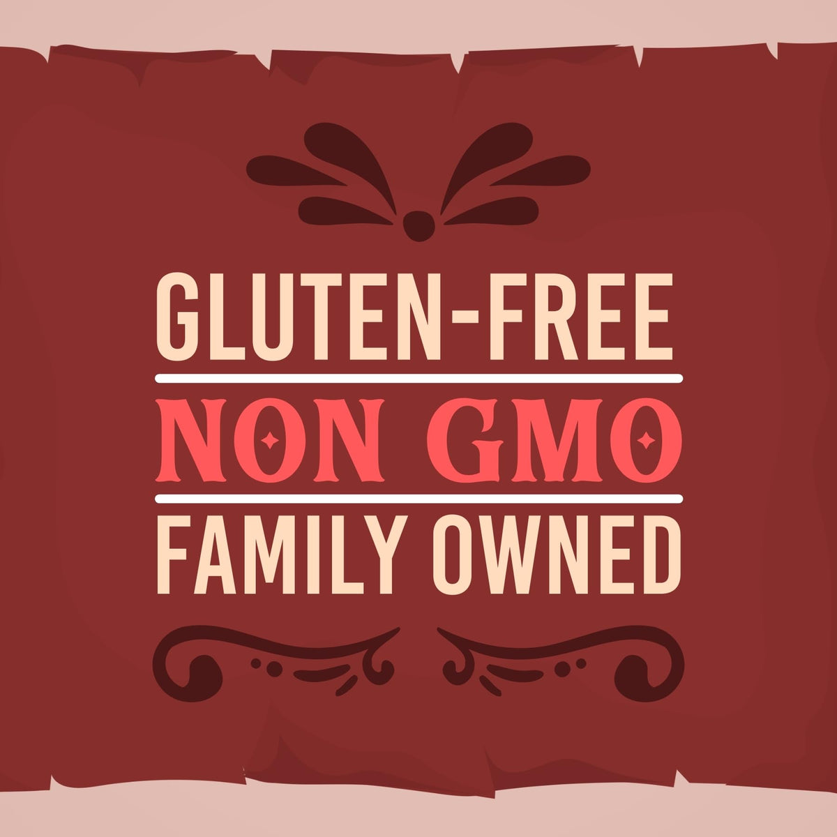 Mark's family-owned brand packaging signals care and quality.